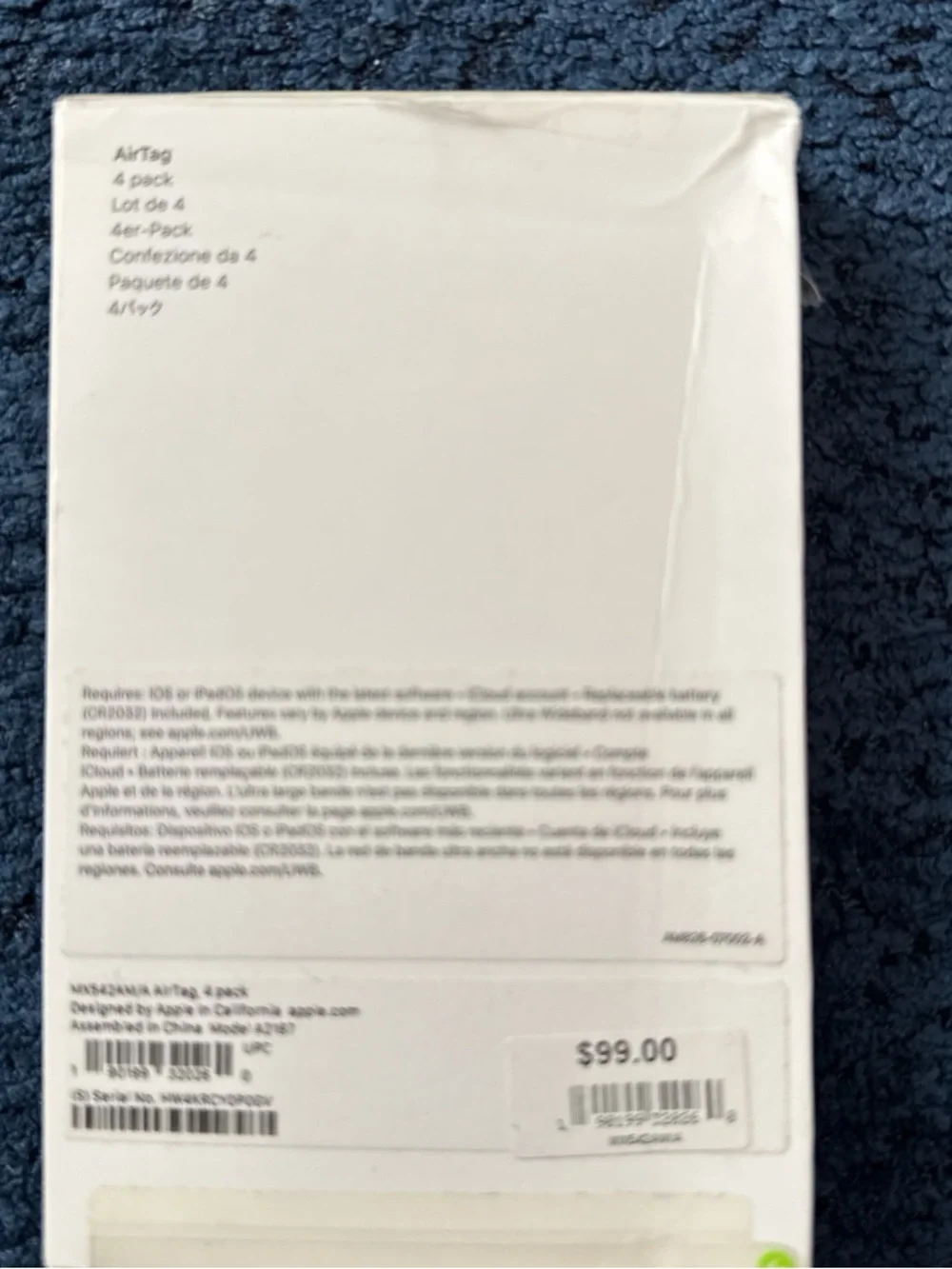 Apple AirTag 4-Pack — White